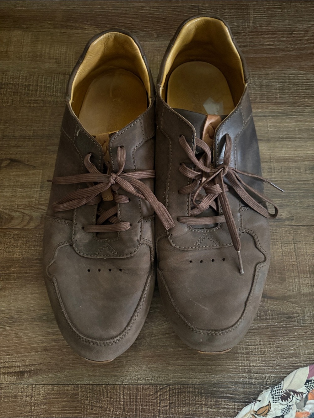 Olukai brown leather sneakers